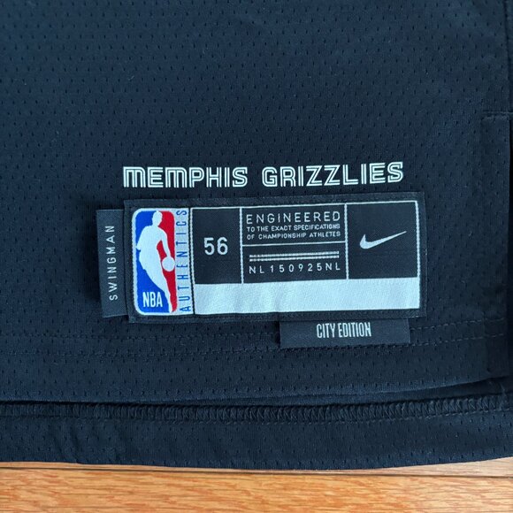 NWT Nike Mens XXL 56 Ja Morant Memphis Grizzlies City‎ Edition Jersey Swingman - Picture 5 of 9
